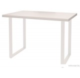 Кухонный стол Millwood Лофт Ницца Л 130x80x75 (дуб белый Craft-металл белый)