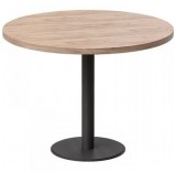 Кухонный стол Millwood Лофт Хельсинки 4 Л D900x750 (дуб табачный Craft-металл черный)