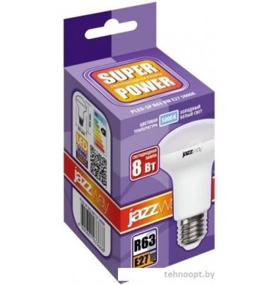 Светодиодная лампочка JAZZway PLED-SP R63 8w E27 5000K 1033666