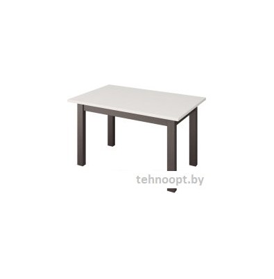 Кухонный стол Senira Кастусь 120-160x75 (белый/венге)