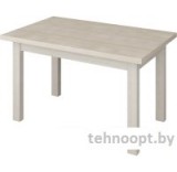 Кухонный стол Senira Кастусь 100-130x60 (дуб выбеленный/белый)