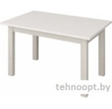 Кухонный стол Senira Кастусь 120-160x75 (белый/белый)
