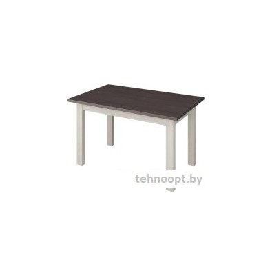 Кухонный стол Senira Кастусь 120-160x75 (венге/белый)