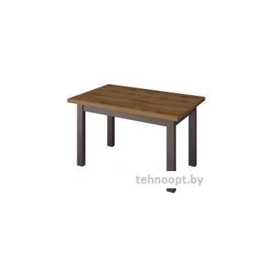 Кухонный стол Senira Кастусь 120-160x75 (дуб вотан/венге)