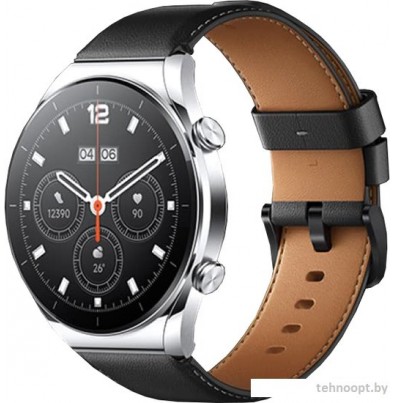 Умные часы Xiaomi Watch S1 (серебристый/черный, международная версия)
