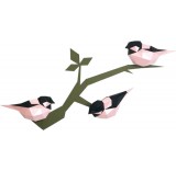 PaperCraft PAPERRAZ Птички (розовый)