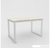 Кухонный стол Hype Mebel Чикаго 125x75 (белый/древесина белая)