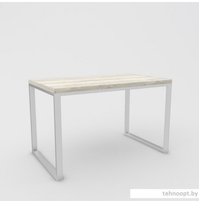 Кухонный стол Hype Mebel Чикаго раздвижной 125x75 (белый/древесина белая)