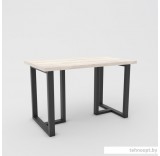 Кухонный стол Hype Mebel Триног 125x75 (черный/древесина белая)