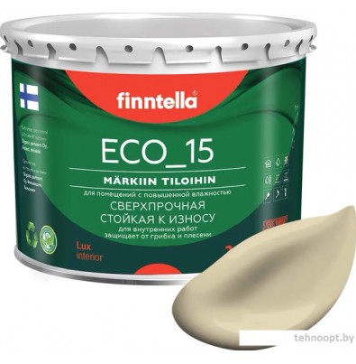 Краска Finntella Eco 15 Hiekka F-10-1-3-FL070 2.7 л (светло-песочный)