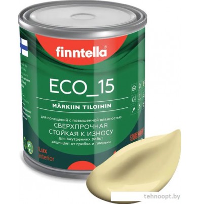 Краска Finntella Eco 15 Hirssi F-10-1-1-FL118 0.9 л (пастельно-желтый)