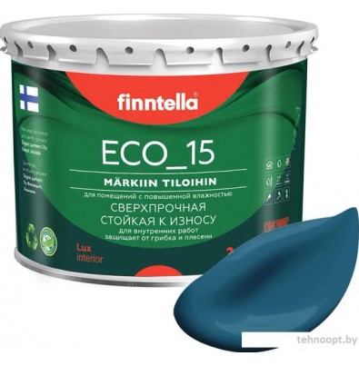 Краска Finntella Eco 15 Myrsky F-10-1-3-FL011 2.7 л (бирюзовый)