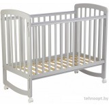 Классическая детская кроватка Polini Kids Simple 304 (серый)