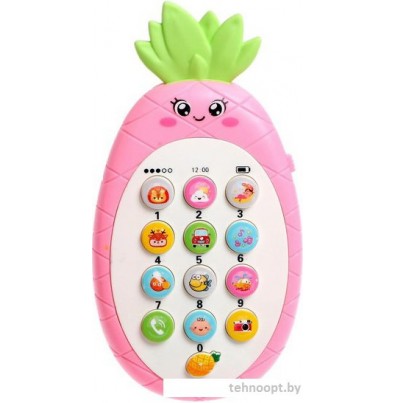 Музыкальная игрушка Zabiaka Ананасик 5148885 (розовый)