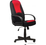 Кресло Brabix City EX-512 (ткань, черный/красный)