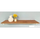 Полка Millwood Настенная с кронштейном 120x20 (дуб табачный craft/белый)