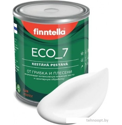 Краска Finntella Eco 7 White F-09-2-1-White 0.9 л (белый)