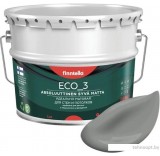 Краска Finntella Eco 3 Wash and Clean Kivia F-08-1-9-LG225 9 л (серый)