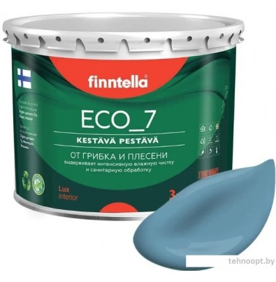 Краска Finntella Eco 7 Meri Aihio F-09-2-3-FL015 2.7 л (голубой)