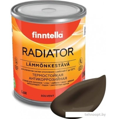 Краска Finntella Radiator Suklaa F-19-1-1-FL072 0.9 л (коричневый)