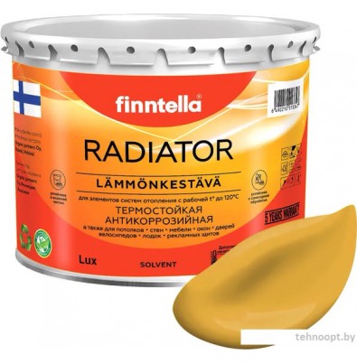 Краска Finntella Radiator Okra F-19-1-3-FL113 2.7 л (желто-красный)