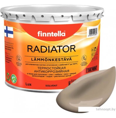 Краска Finntella Radiator Pehmea F-19-1-3-FL095 2.7 л (светло-коричневый)