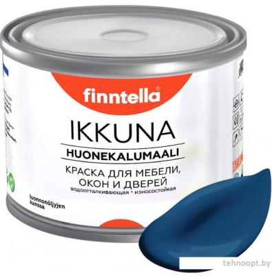 Краска Finntella Ikkuna Sininen Kuu F-34-1-1-FL003 0.9 л (лазурно-синий)