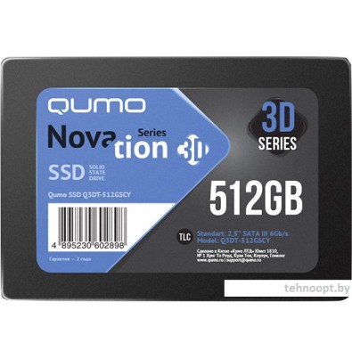 SSD QUMO Novation 3D TLC 512GB Q3DT-512GSCY