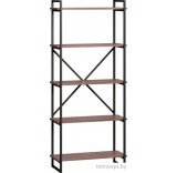 Стеллаж LoftyHome Мальборк 80 1627784 (шимо темный)