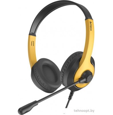 Наушники A4Tech Fstyler FH100U (черный/желтый)