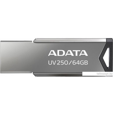 USB Flash A-Data UV250 64GB (серебристый)