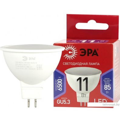 Светодиодная лампочка ЭРА LED MR16-11W-865-GU5.3 R