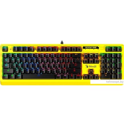 Клавиатура A4Tech B810RC (желтый)