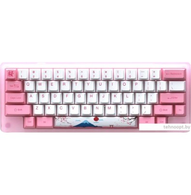 Клавиатура Akko ACR 59 Acrylic Tokyo (Akko CS Jelly Pink, нет кириллицы)