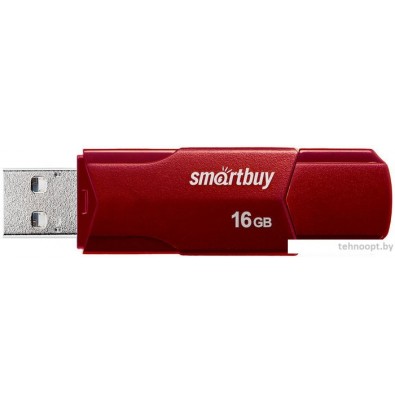 USB Flash SmartBuy Clue 16GB (бордовый)