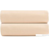 Постельное белье Tkano Essential на резинке TK20-FS0019 (бежево-розовый)
