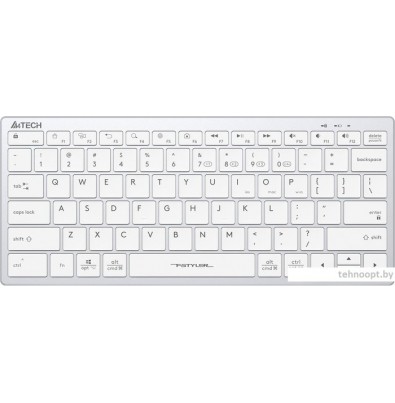 Клавиатура A4Tech Fstyler FBX51C (серебристый/белый)
