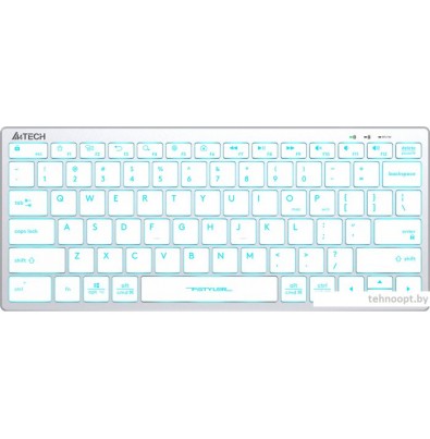 Клавиатура A4Tech Fstyler FX61 (серебристый/белый)