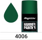 Автомобильная краска MagicLine по металлу (молотковая) зеленый 265 г