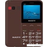 Кнопочный телефон Maxvi B231 (коричневый)