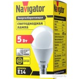 Светодиодная лампочка Navigator NLLB-P-G45-5-230-4K-E14