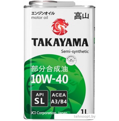 Моторное масло Takayama 10W-40 API SL 1л