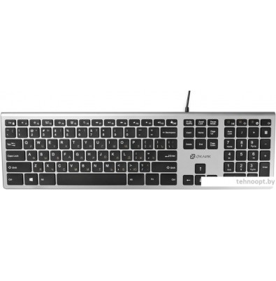 Клавиатура Oklick 890S (серебристый)