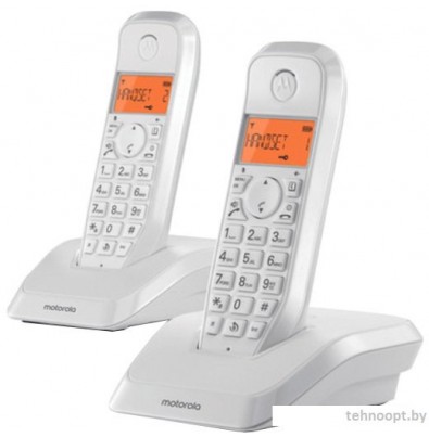 Радиотелефон Motorola S1202 (белый)