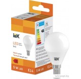 Светодиодная лампочка IEK LED Globe G45 400lm 3000K E14
