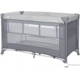 Манеж-кровать Lorelli Torino 2 Layers 2022 (серый, полосы)