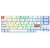Клавиатура Dareu A87X (Dareu Blue Sky V3, белый/синий)