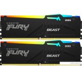 Оперативная память Kingston FURY Beast RGB 2x8ГБ DDR5 5200 МГц KF552C36BBEAK2-16