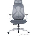 Кресло Norden Имидж Grey YS-0817H(D+T)W (белый пластик/серая сетка)