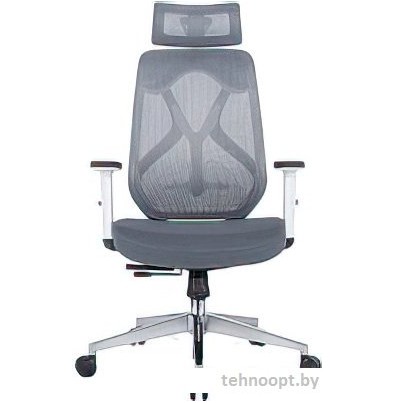 Кресло Norden Имидж Grey YS-0817H(D+T)W (белый пластик/серая сетка)